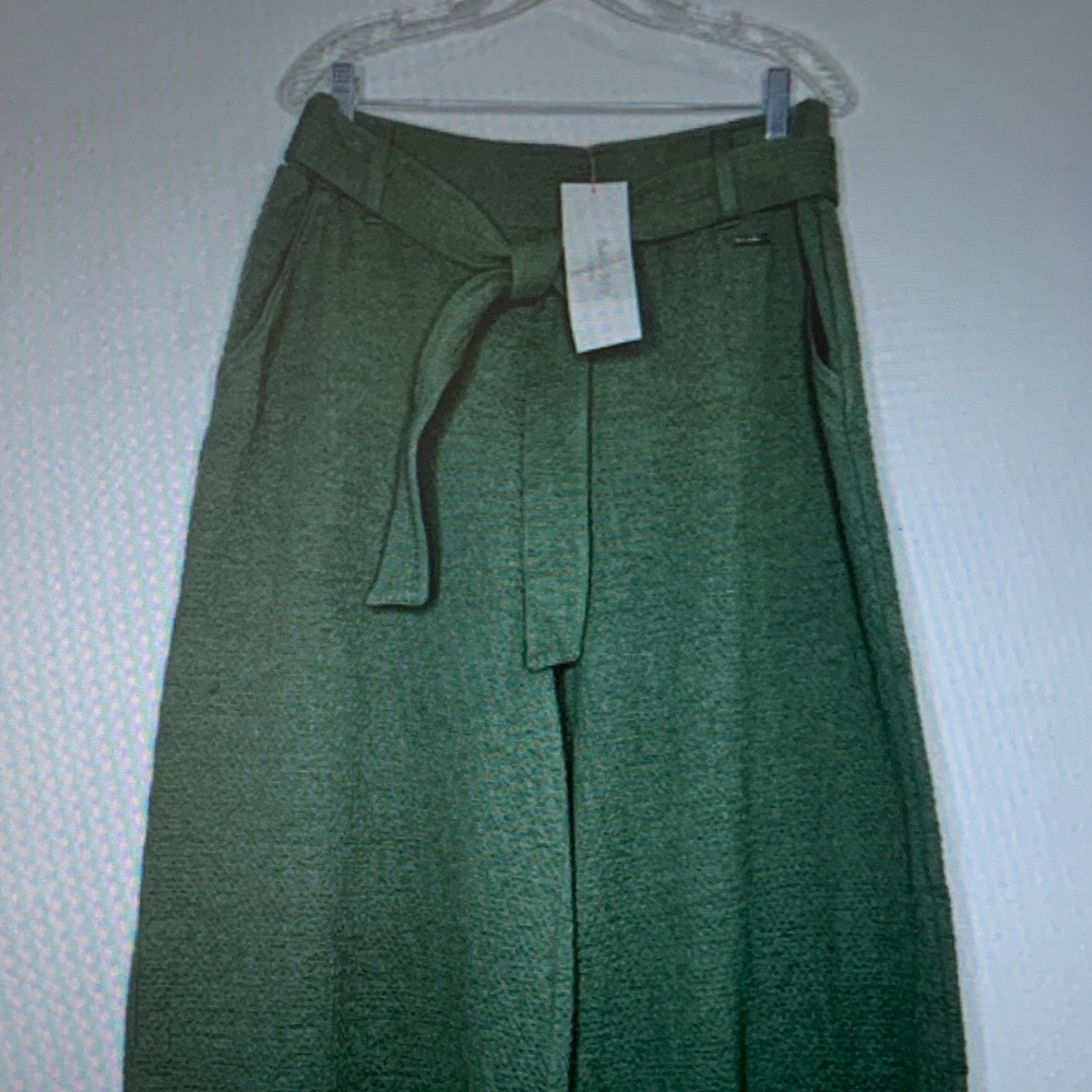 Sweaty Betty Deep Green Belted Pants
